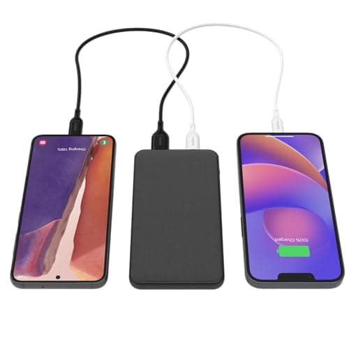 ZAGG mophie Essentials Powerstation 5K Power Bank, 5,000mAh Portable Battery with U S B (C & A), 36 Hours of Extra Power, Premium Fabric Finish (Black) — view 5