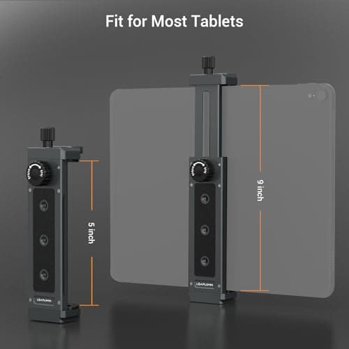Leaplumin iPad & Tablet Tripod Mount for iPad Mini & Most Tablets — view 6