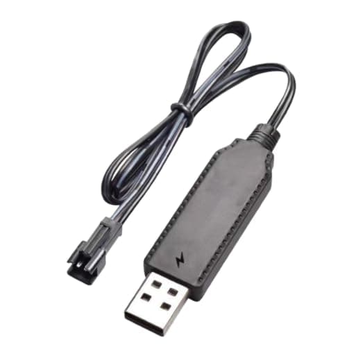 3.7V USB Battery Charger Cable for Lipo Battery with SM-2 Pin Plug