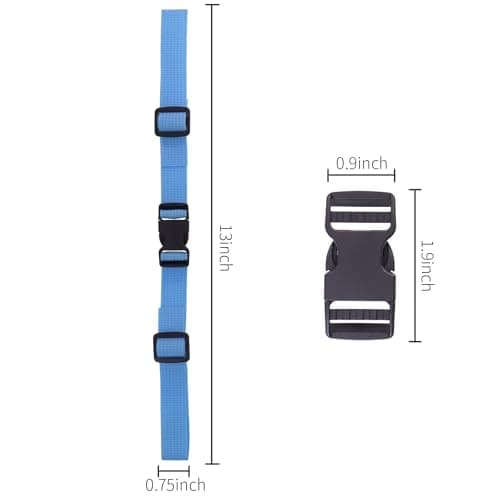 Bettli Adjustable Chest Strap Backpack with Quick Release Buckle for Kids Hiking and Jogging (Blue) — view 2