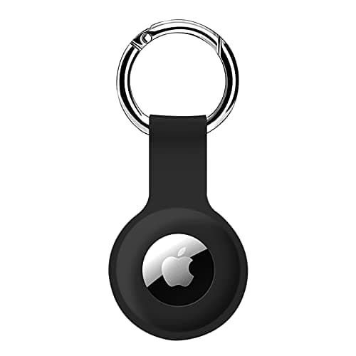 COLORCORAL AirTag Holder Case- Silicone Case for AirTag Keyring Apple 2&1