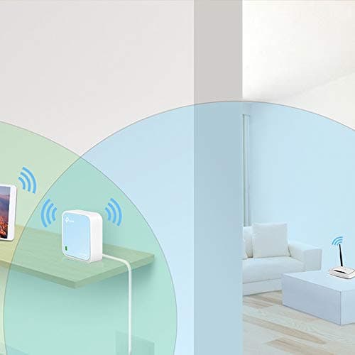 TP-Link TL-WR802N Wireless Travel WiFi Router, N300 WLAN Nano Portable WiFi Booster, Support Access Point, TV Adapter, Client, Range Extender, Repeater, Hotspot Operation Modes, Pocket-size — view 5