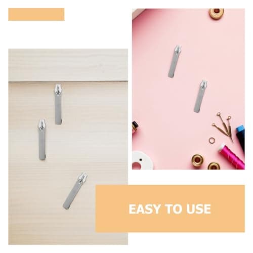 DIYEAH 100pcs Zipper Pull Replacement Slider for Luggage Suitcase Travel Gear Repair Kit Includes Locking Mechanism and Construction — view 6