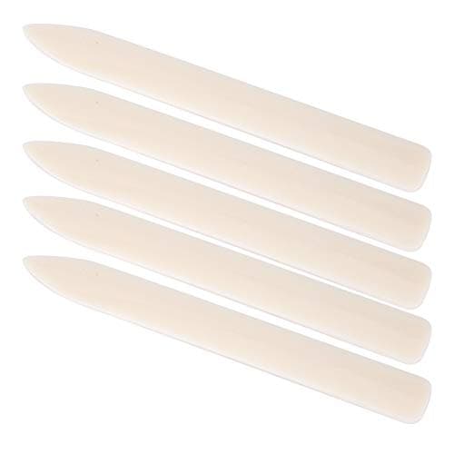 Xiuganpo Plastic Leather Craft Folders 5 Pcs Edge Creaser Tool (Plastic)