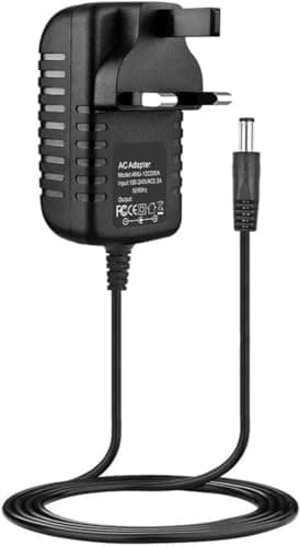 (Taelec-Tric) Replacement for 6V Technika Retro Leather DAB 211L Uk home power supply adaptor plug