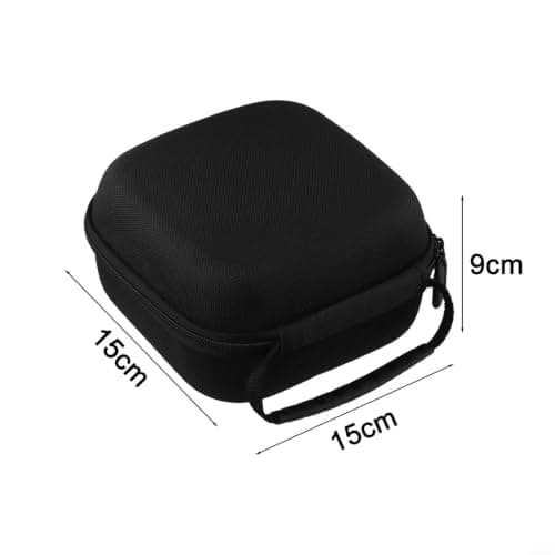 for mini Case 2024 Hard Travel Box - Scratch Resistant EVA Storage Organizer for Desktop Computer - Black 15x15x9cm — view 5