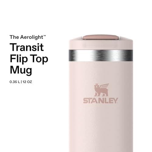 STANLEY 1913 Transit Flip Top Mug 0.35L - Rose Quartz — view 3