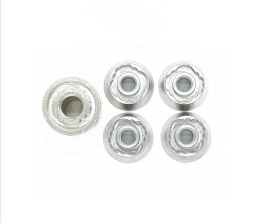 4 x M8 Fits TentBox/Roof Tent - Anti-Theft HIGH Security Nuts Tamperproof Lock Nut Set