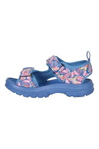 Mountain Warehouse Sand Kids Sandals - Comfortable Footwear, Cushioned Footbed, Touch Strap Fastening, Boys & Girls - Spring Summer, Beach, Walking & Outdoors Dark Blue 1 — view 4
