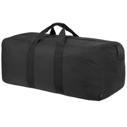 Vorspack 250L Extra Large Foldable Duffle Bag for Travel, Camping, Black