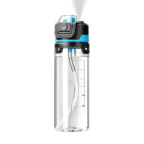 Frfik Water Bottle with Spray Mist, 800ml Drinkware