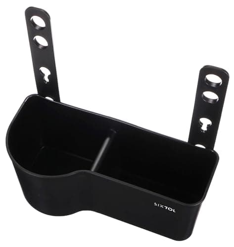 SIXTOL CAR STORAGE 1 | Headrest Multifunctional Organiser with Cup Holder | Tissue Box | Car Travel Accessories | Black — view 4
