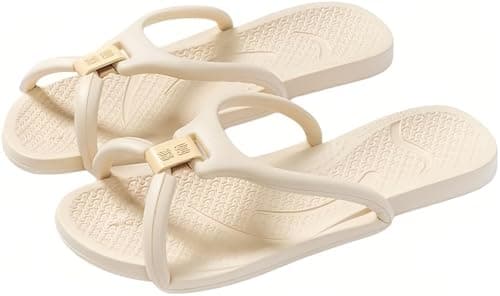 ZBH1985 Detachable Travel Slippers - Packable Unisex Slides for Hotel, Gym & Beach | Non-Slip, Quick-Dry Waterproof Shower Shoes