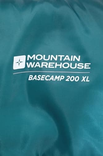 Mountain Warehouse Basecamp 200 XL Sleeping Bag - Warm & Cosy, Hollow fibre insulated Bag, Easy to pack & Durable - Best for Camping, Hiking, Trekking & Outdoors Petrol Blue — view 6