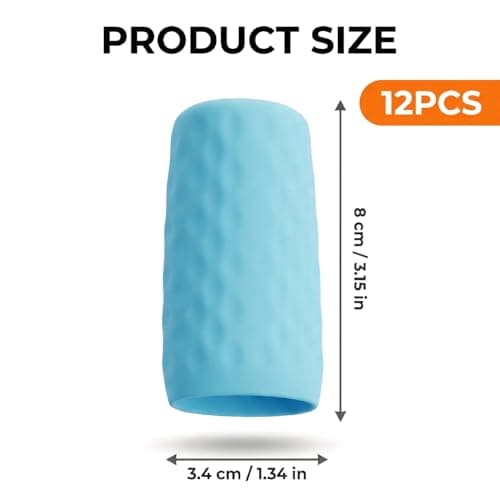 Wellrun 12PCS Silicone Bottle Covers for Travel,Elastic Leak Proof Sleeves for Shampoo, Cosmetics, Sunscreen, Reusable Spill Proof Travel Accessories for Toiletry Containers,Multicolor — view 2