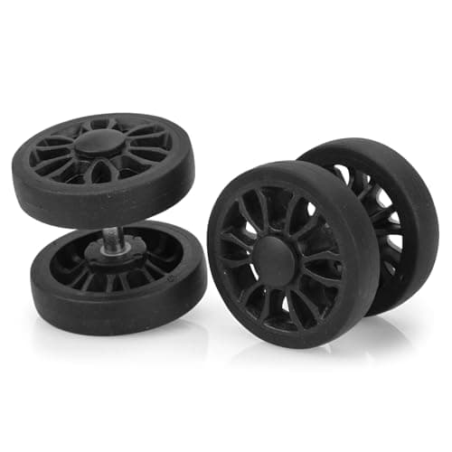 GUGULUZA 4 pcs 50mm Luggage Suitcase Replacement Wheels with Axle — view 5