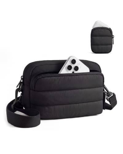 bagsmart Crossbody Bag for Women with Detachable Earphone Case