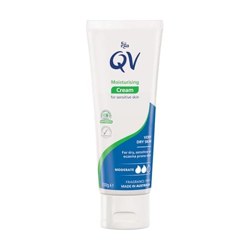 QV Cream 100g Hand, Face Travel-Size Moisturiser for Sensitive & Dry Skin