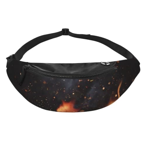 Meymuise Waist Bag, Flaming Charcoal Grill Pattern — view 2