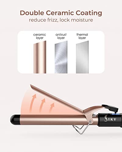 25mm Curling Tong Extra Long Barrel,110-210°C,Classic Curls — view 4