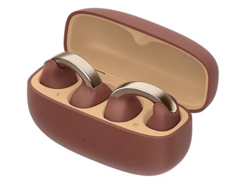 JVC NEARPHONES HA-NP1T-T True Wireless Earphones in Jewellery Design, Comfortable Fit, Quick Charge Function, Multipoint Connection, Bluetooth 5.3, 24 Hours Battery Life, App - Chestnut Brown — view 2