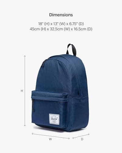 Herschel Unisex's Classic Backpack, Blue, XL-30L — view 3