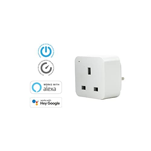STATUS Smart Plug Wi-Fi Adaptor | App Controlled | UK 3-Pin Plug | Voice Assistant Compatible | SS1GWIFIPLUGB18 — view 2