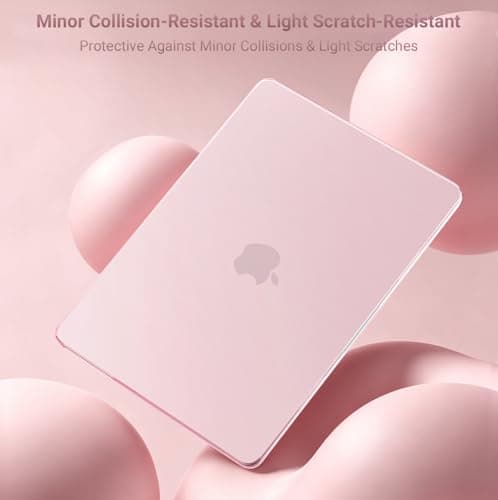 MOSISO Compatible with MacBook Air 15 inch Case 2026, Baby Pink — view 5
