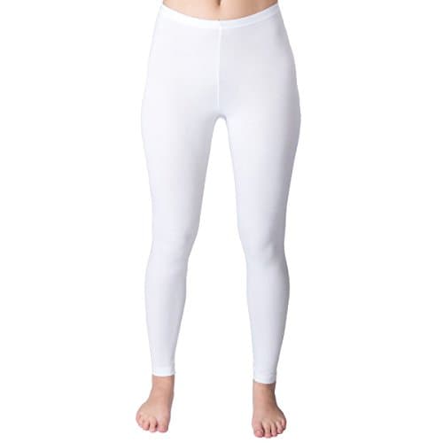 HERMKO 1720 2-pack ladies' legging in 100% cotton organic, Colour:white, Size:14/16 (M) — view 2