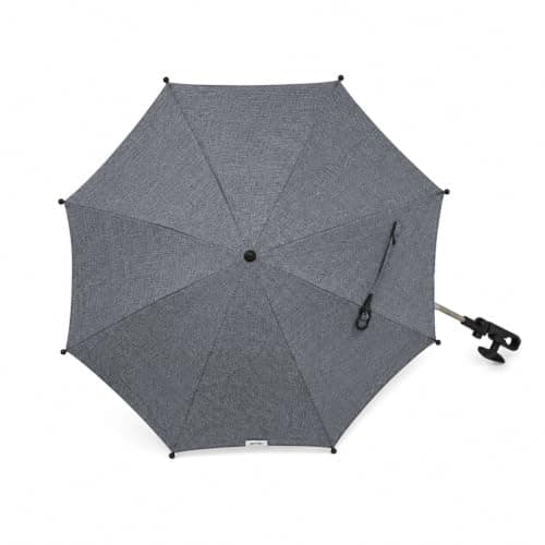 Premium Baby Parasol, SPF 50 UV Protection, 70x70cm, with Quick-Release Clamp, Compatible with All Pushchairs, Prams, Strollers and Travel Systems - Grey Mist |For Your Little One — view 4