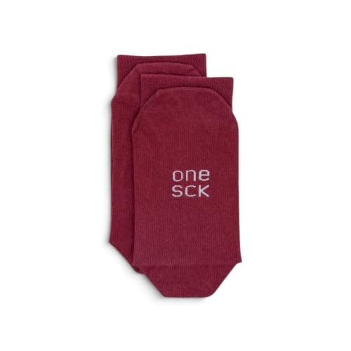 ONESCK Cotton Dress Socks for Women, Burgundy, 4-7 — view 5