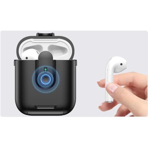 2-in-1 Earphones Case for Apple AirPods (1st Generation),White — view 5