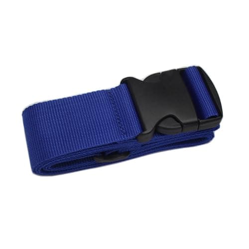 Luggage Baggage Strap Strong Extra Safety Adjustable Travel Tie Belt 13 Colours (Colour 5 Dark Blue) — view 2