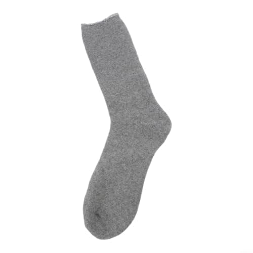 3 Pairs Thermal Wool Socks Lightweight Warm Layer(black) — view 5