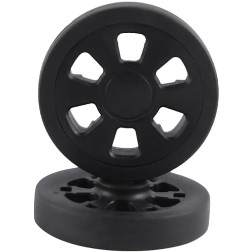 Malloy Set of 2 Luggage Wheel Suitcase Replacement Wheels Eco-Friendly PU Luggage Suitcase PU Swivel Caster Wheels Bearings Repair Kit — view 4