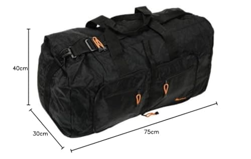 Skypak 90L Folding Travel Bag - Black — view 4