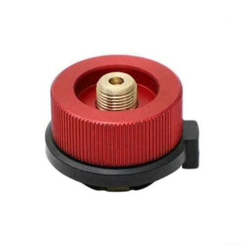 Red Metal Adapter for Split Burner Gas Tanks — view 4