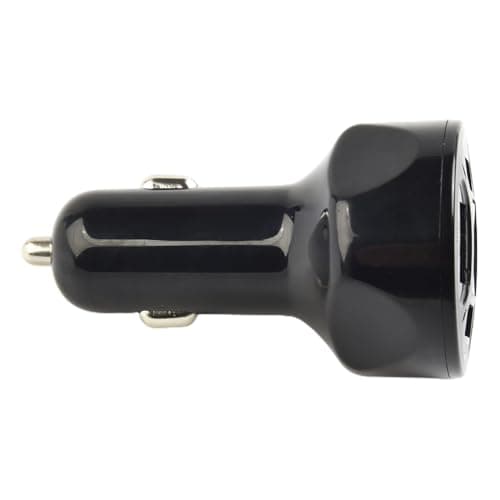 EaseSunny 4 USB Car Charger, Fast Charging Adapter, LED Display Voltage Monitor, QC 3.0 Multi Port, 66W High Power, for iPhone Samsung Android Tablets, 12-24V Vehicle Accessory — view 2