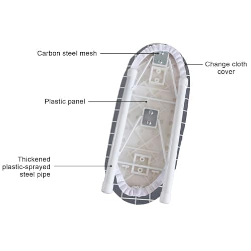 Table Top Ironing Board | Portable Tabletop Ironing Board With Folding Legs - Folding Tabletop Ironing Board With Iron Rest For Sleeve And Collar/r — view 6