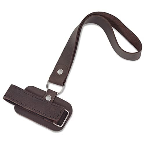 Asterom Genuine Leather Walking Stick Strap, Wrist Strap for Walking Sticks