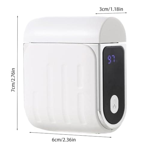 Electric Nail Trimmer 3-Speed Rechargeable with Lights Scraps Storage — view 6