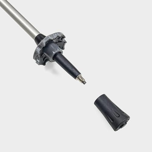 OEX Duralumin Walking Poles, 7075 Aluminium, 4-Section Telescopic, Foam Grip, Carbide Tip, 105-135cm, 244g, Pair — view 4