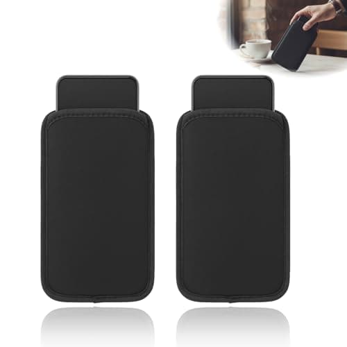 2PCS Phone Bag, Universal Neoprene Shockproof Pouch Sleeve Case for S23 Ultra, Note20 Ultra, S20 Ultra, Note10 Lite, A53 5G, 15 14 13 12 Pro Max, Soft Lightweight Waterproof Protection Bag