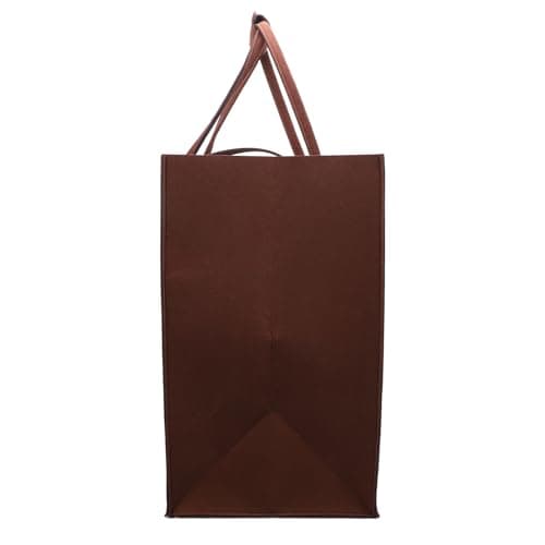 Tissting Folding Bike Carry Bag for 16 Inch Bike - Portable & Lightweight Nonwoven Transport Case for Cycling Commuting Travel Shopping Train Security (16in) (Dark Brown) — view 6
