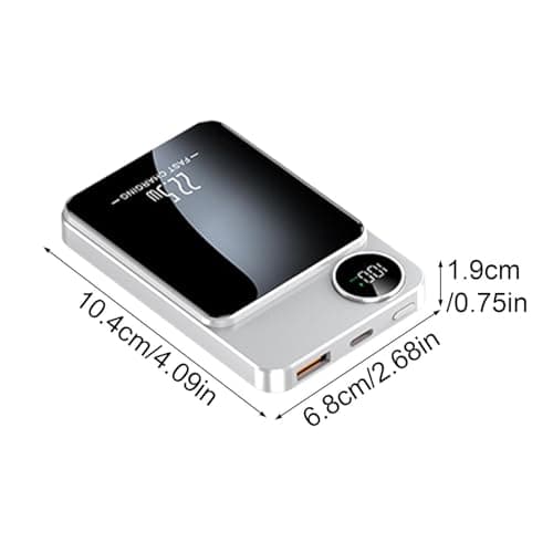 Magnetic Wireless Charger 20000mAh, 20W PD Magnetic Power Bank With USB C Port, Ultra Thin Portable Battery Pack Wireless Charging Pad For Phone Multi-Device Home Office Travel — view 4