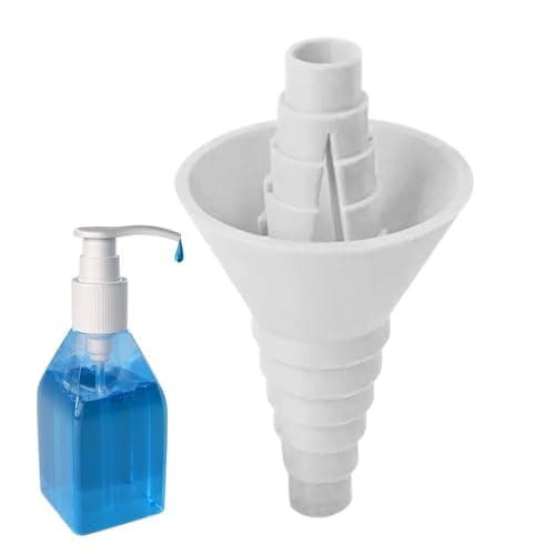 Liquid Transfer Funnel, Bottle Connector Adapter, Reusable Transfer Kit with Convenient Portable Design, Funnel Adapter with Smooth Pouring Function, Transfers Tool Style, Adapters Dorm Office Home