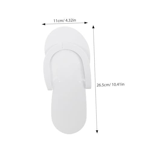 KOCKSHION 12pairs Disposable Foldable Slippers for Travel Soft Comfy Slippers for Women Quick Dry for Hotel Bathroom Home Use — view 4