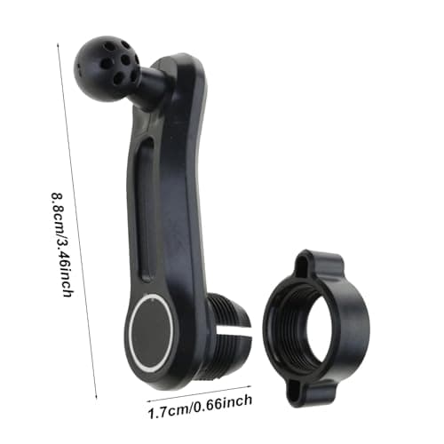 Extendable Phone Holder - Anti-Theft Double Socket Arm | Car Phone Mount Ball Joint Extensions | 17mm Car Phone Mount Ball Joint Extension Arm | Phone Mount Ball Extension Adapter For Cell Phone — view 6