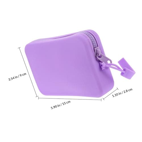SHERCHPRY Silicone Makeup Bag Small, Cosmetic Pouch Travel Organizer — view 2
