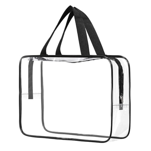 Yixinhe Clear Toiletry Bag for Travel, Large Makeup Wash Bag